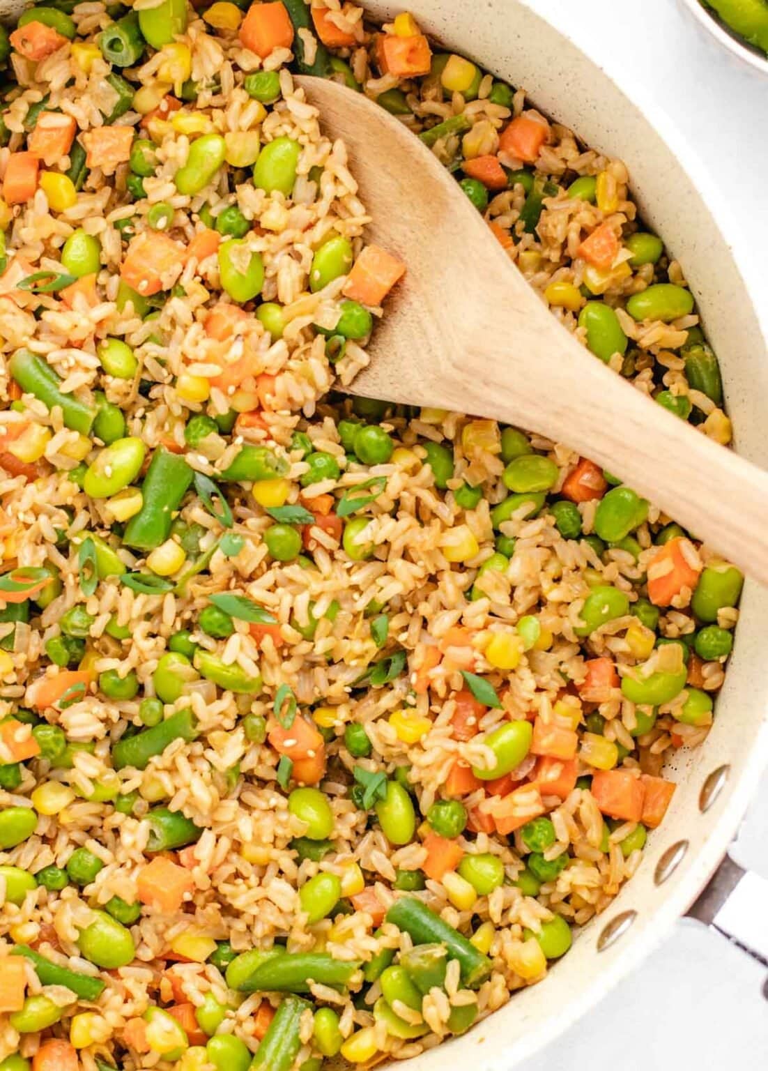 OilFree Fried Rice Three Little Chickpeas