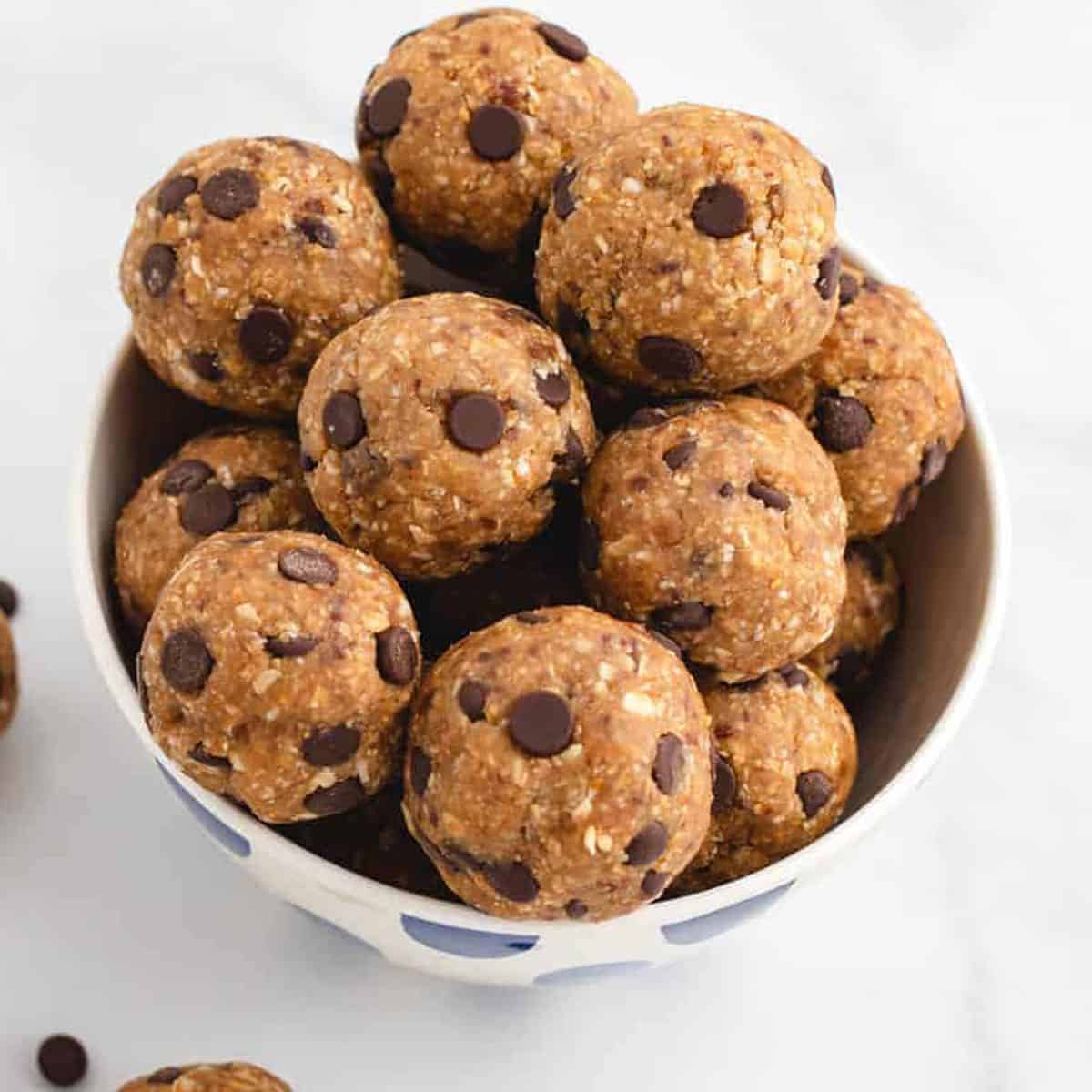 Oatmeal Cookie Dough Balls with Dates Three Little Chickpeas