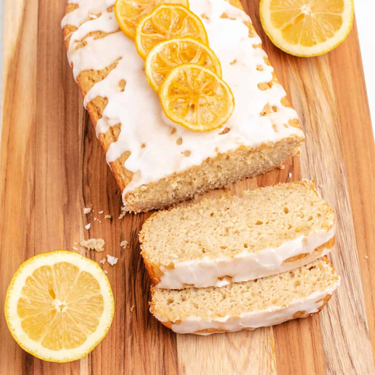 Vegan Lemon Loaf Cake (Oil-Free) - Three Little Chickpeas